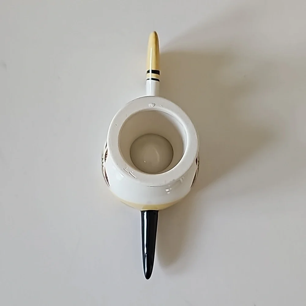 NWT Anthropologie Hannah Turner Yellow Bird Stoneware Eggcup
